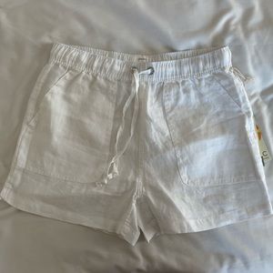 100% linen shorts